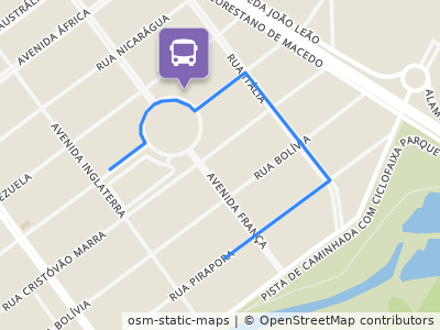 Mapa da parada