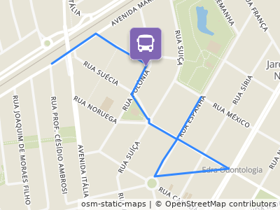 Mapa da parada