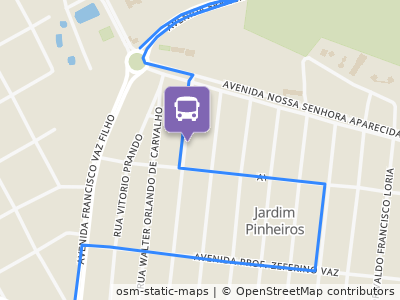Mapa da parada