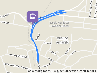 Mapa da parada