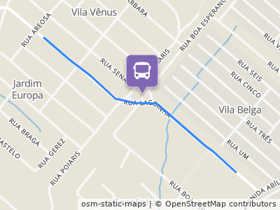 Mapa da parada