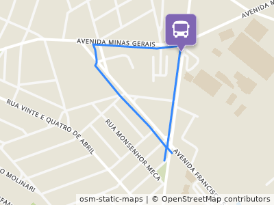 Mapa da parada