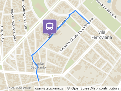 Mapa da parada