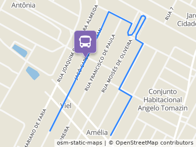 Mapa da parada