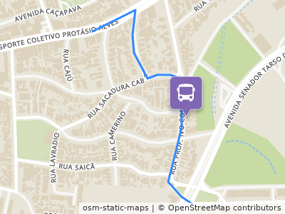 Mapa da parada
