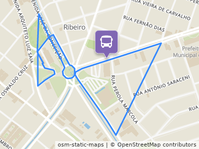 Mapa da parada