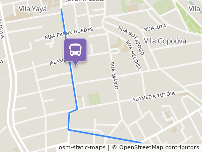 Mapa da parada