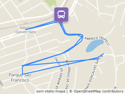 Mapa da parada