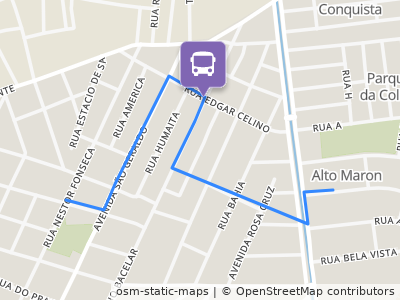 Mapa da parada