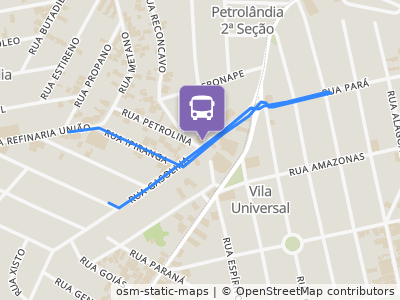 Mapa da parada