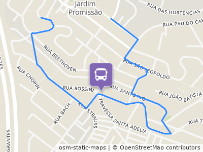 Mapa da parada