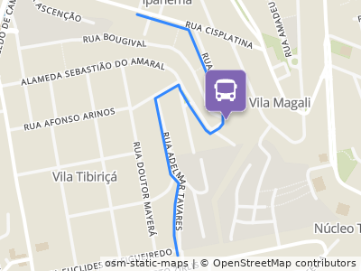 Mapa da parada