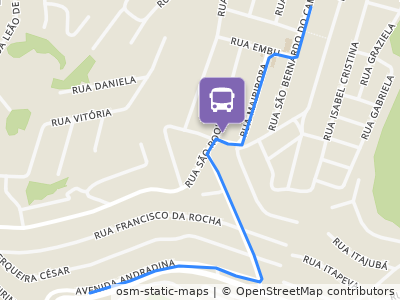 Mapa da parada