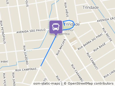 Mapa da parada