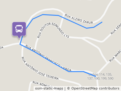 Mapa da parada