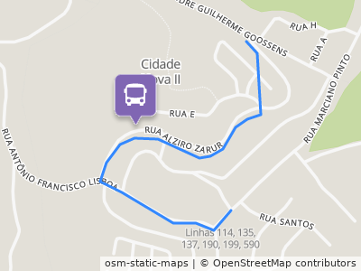 Mapa da parada