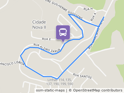 Mapa da parada