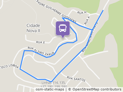 Mapa da parada