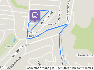 Mapa da parada