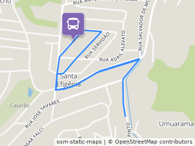 Mapa da parada