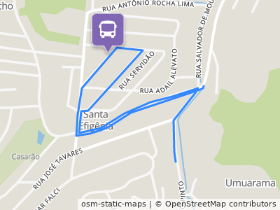 Mapa da parada