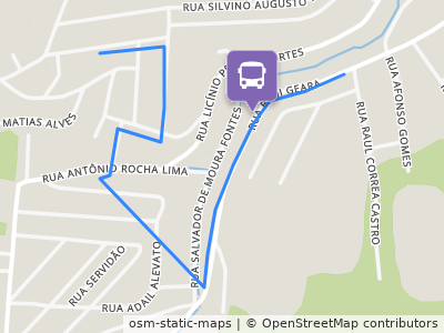 Mapa da parada