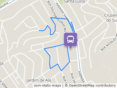 Mapa da parada