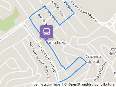 Mapa da parada