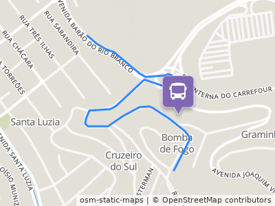 Mapa da parada