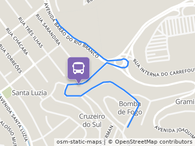 Mapa da parada