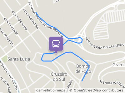 Mapa da parada