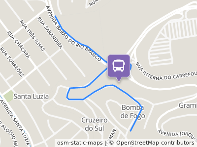 Mapa da parada