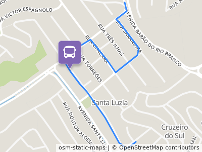 Mapa da parada