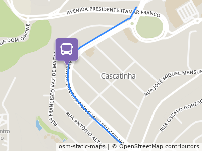 Mapa da parada