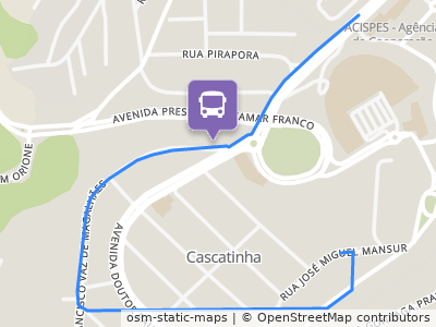 Mapa da parada