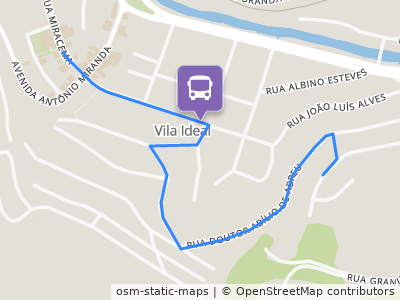 Mapa da parada