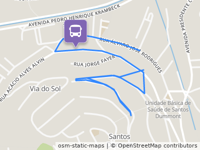 Mapa da parada