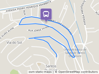 Mapa da parada