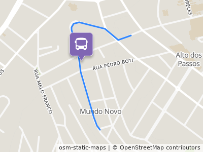 Mapa da parada