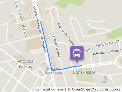 Mapa da parada