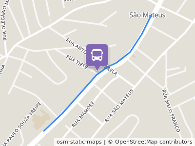 Mapa da parada