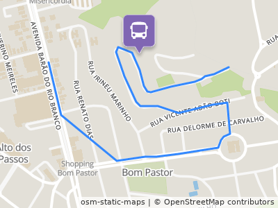 Mapa da parada