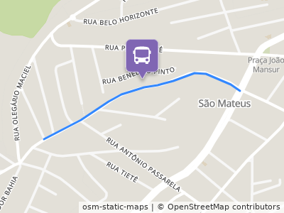 Mapa da parada