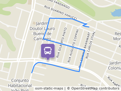 Mapa da parada