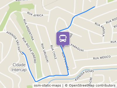 Mapa da parada