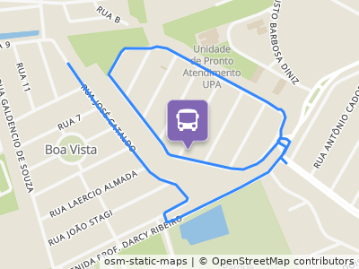 Mapa da parada