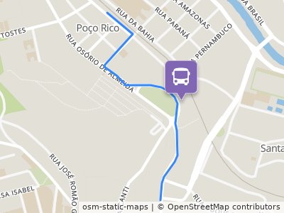 Mapa da parada