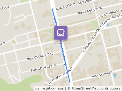Mapa da parada
