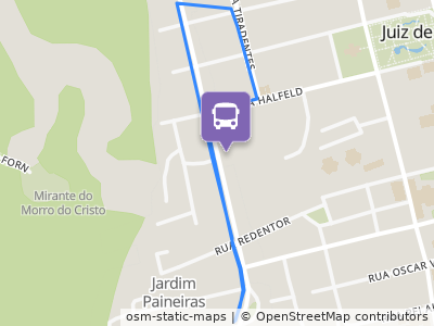 Mapa da parada