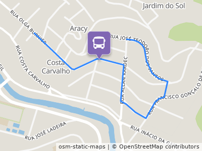 Mapa da parada